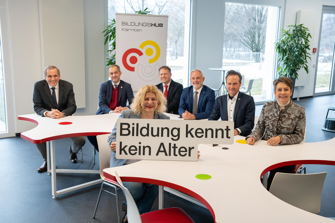 Grafik für -Bildungshub Kärnten startet landesweite Kampagne zum Lernen 50+